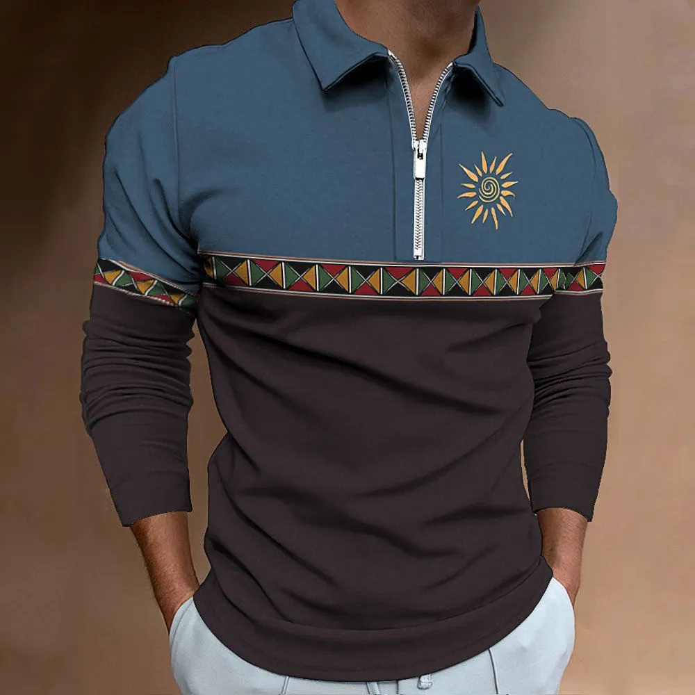 Herenpoloshirts Retro Color Bl - Golf Equipment Rental recensie en prijs